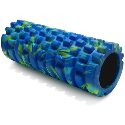 321 STRONG Patented 3-Zone Massage Roller, Medium Density for Exercise - color: Alien