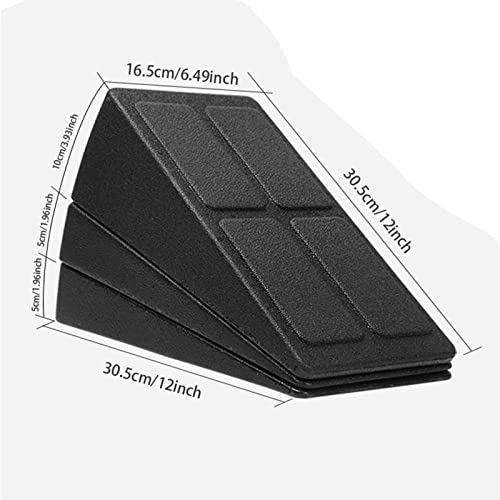 3PCS Squat Wedge Block, Adjustable EPP Slant Incline Board Stackable Calf Stretcher Yoga Wedge for Home Gym Office Squat Ankle Mobility Exercise