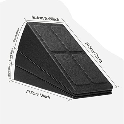 3PCS Squat Wedge Block, Adjustable EPP Slant Incline Board Stackable Calf Stretcher Yoga Wedge for Home Gym Office Squat Ankle Mobility Exercise