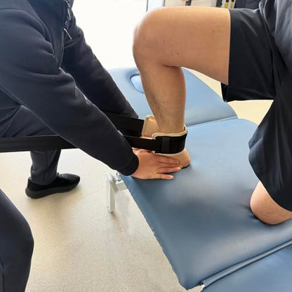 Mobilization Belt Physical Therapy -Physical Therapy Belt Used for Rehabilitation, Stretching, Manual Therapy- Highly Recommended by Physical Therapists (Black) - color: Black