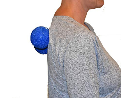 High Density Deep Tissue Textured Massage Therapy Balls: For Myofascial Release, Muscle Knots, Self-Care Pain Relief, Yoga, Pilates, Athlete Muscle Recovery, Increased Mobility