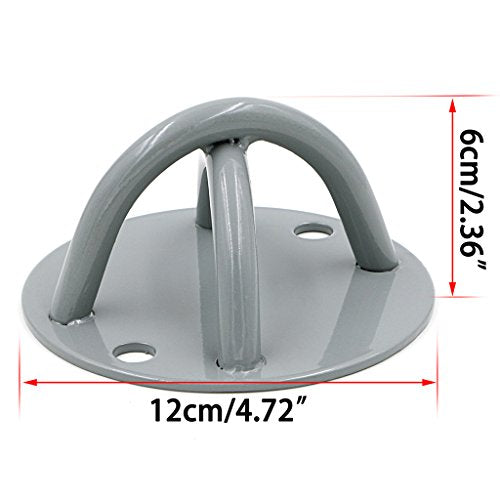 Hipiwe 2Pcs Wall Mount Bracket for Suspension Straps Ceiling Anchor Hooks - color: 2 Pcs