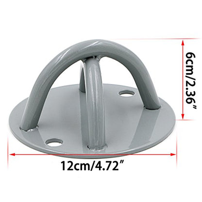 Hipiwe 2Pcs Wall Mount Bracket for Suspension Straps Ceiling Anchor Hooks - color: 2 Pcs