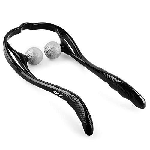 VOYOR Neck Massager Shiatsu Deep Tissue Dual Trigger Point for Pain Relief