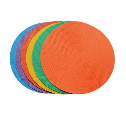 Flat Training Disc, Low-Profile TPE Marker for Soccer Agility Drills and Field Marking, 9.1 x 9.1 Inches (1 PC)