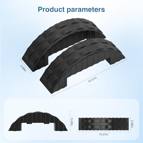 Back Stretcher for Lower Back Pain Relief–Lumbar&Neck Traction Device for Spinal Decompression,Lumbar Board for Back Muscle Relaxation,Ergonomic Design with Anti-Slip Rubber Pads