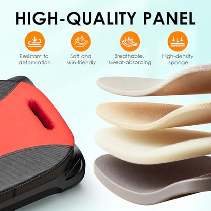 FIAMERMOR 2025 AB Roller Wheel - 4 wheel elbow support abdominal wheel automatic rebound abdominal fat burning weight loss core training equipment home/gym