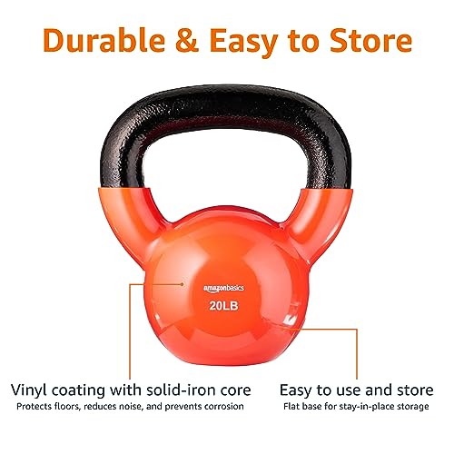Amazon Basics Vinyl Kettlebell