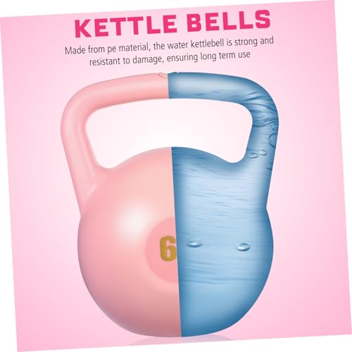 Soft Water Kettlebell PE Material Strength Training Equipment for Home Gym Women Men Safe Rounded Design Portable Fitness Kettlebell Weights
