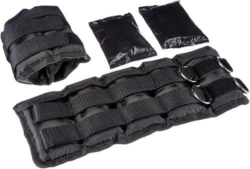 Amazon Basics Adjustable Ankle Weights - style: 10 Pound Set (5 Pounds Each)