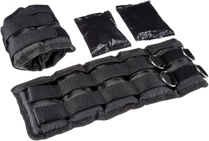 Amazon Basics Adjustable Ankle Weights - style: 10 Pound Set (5 Pounds Each)