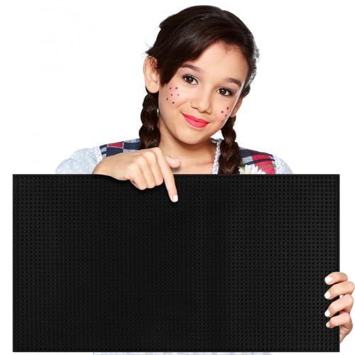 Extra Large (28 inch by 16 inch) Thick Rubber Service Bar Mat for Home Kitchen Counter Mat, Bartender Bar Mat, Dish Drying Mat, 2 Packs Black - size: 28 x 16 inches (2 Packs, Black)