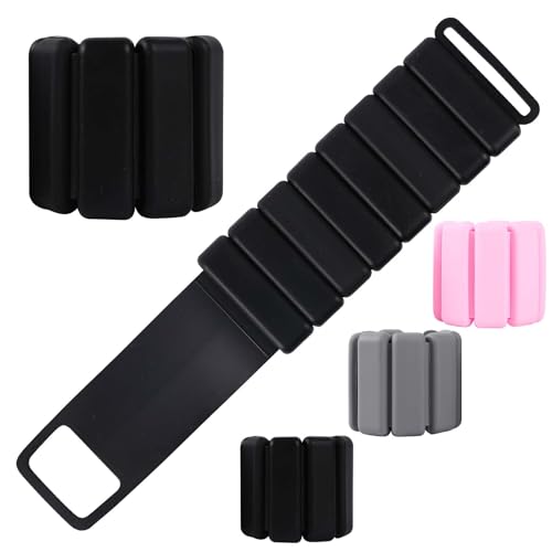 2 LB Adjustable Women's Wrist, Ankle Weights - Silicone 2-Piece Set, Waterproof, Comfortable and Breathable, Great for Yoga, Running, Swimming, Pilates - Great for Workouts