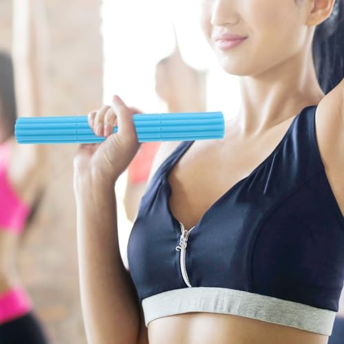 Fitness Resistance Twist Bar for Elbow Injury Rehabilitation, Wrist Trainer for Grip Strength Improvement and Forearm Relief, Blue Multifunctional Arm Strengthener for Tennis and