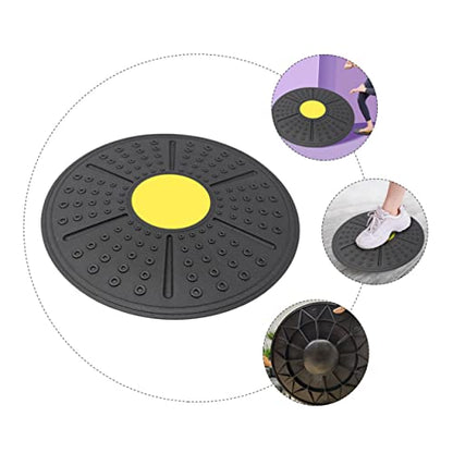 KOMBIUDA Non-slip Balance Exercise Board with Rotation and Massage Surface Fitness Balance Tool for Core Stability and Coordination Training at Home