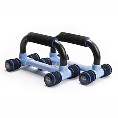 [NARIA] Push-Up Bars Pushup Stands with Foam Padded Grips for Muscles Chest - Workout for Home Gym & Traveling Fitness - Great for Your Muscle Ups, Pull Ups & Strength Training