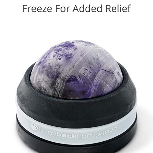 Body Back FSA Eligible Manual Massage Roller Ball | Deep Tissue Roller & Lacrosse Ball - Handheld Massager for Sore Muscles & Joint Pain | 360° Mobility Therapy Ball for Athletes & Fitness Recovery
