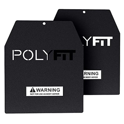 POLYFIT Weight Vest Plates - Weighted Plates for Strength Training Weight Vests - 4lb, 6lb, 9lb, 14lb, 19lb Pairs