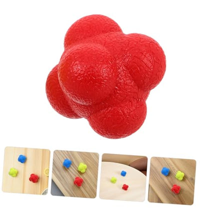 ibasenice 6-Pack Hexagon Agility Training Ball Hand Eye Coordination Reflex Training Tool for Kids Adults