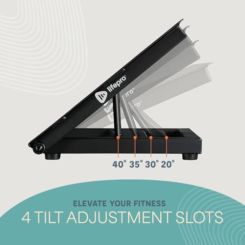 Lifepro InclineX Slant Board — Adjustable Calf Stretch Board with Nordic Strap — 4-Angle Incline for Calf Stretching, Squats & Ankle Mobility & Holiday Gifts