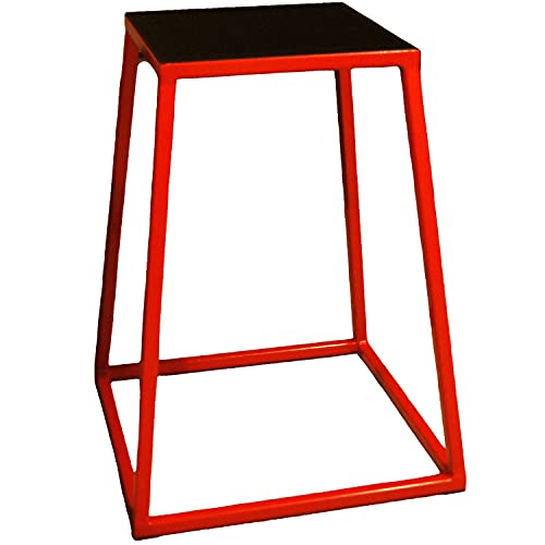 JFIT Plyometric Boxes - Made in Taiwan NO Assembly Required Single - Height Box Set and Adjustable Box Options Plyometric Platform and Jumping Agility Box for Training Conditioning Strength Training - style: 24" Height (Single Plyo Box)