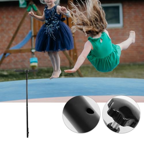 Happyyami Rebounder Handle Bar Accessory for Round Fitness Trampolines, Stability Handle Bar Trampoline Replaceable Handle Bar Stainless Steel Handle