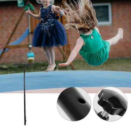 Happyyami Rebounder Handle Bar Accessory for Round Fitness Trampolines, Stability Handle Bar Trampoline Replaceable Handle Bar Stainless Steel Handle
