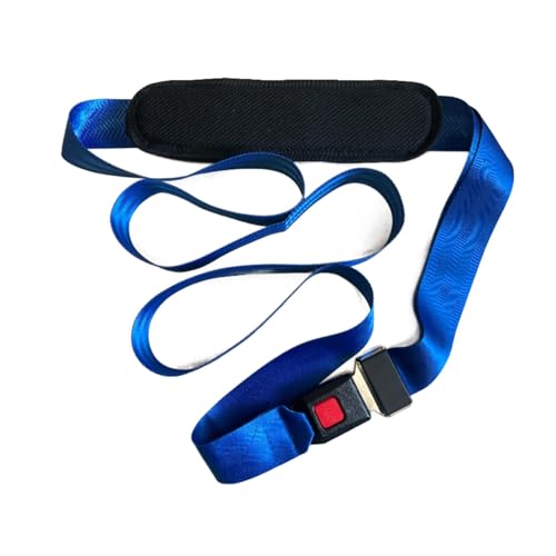 Mobilization Belt New – Premium Adjustable Thick Cushioning Pad for Physical Therapy, Rehabilitation & Stretching – High-Performance Traction Equipment for Therapists and Home Use - color: Blue