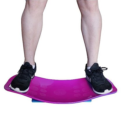 Balance Simply Board with Workout Mat - Yoga Fitness Balance Board for Core Training