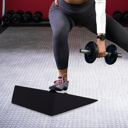 Fancyes Squat Wedge Block Foot Incline Board Training Equipment, EVA Foam Yoga Wedge Block, for Foot Stretching Tight Calves Exercise