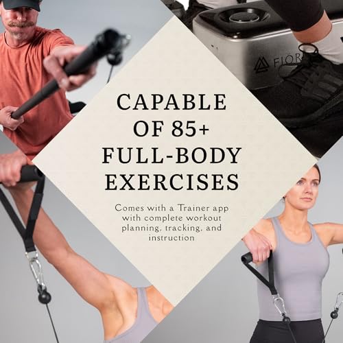 XT Trainer - Compact Home Gym, All-in-One Fitness Station, Workout Resistance System, Strength Training Equipment, & Cable Weight Machine