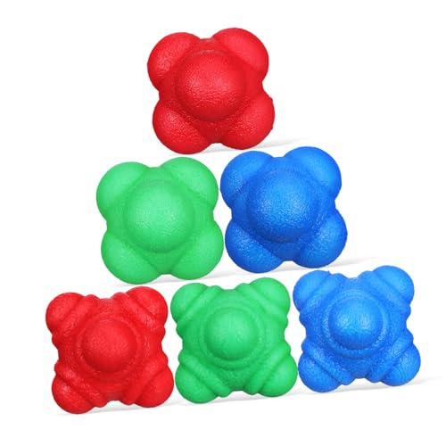 6pcs Reaction for Hand-Eye Coordination Training Bouncing Fitness for Enhanced Agility and Skills