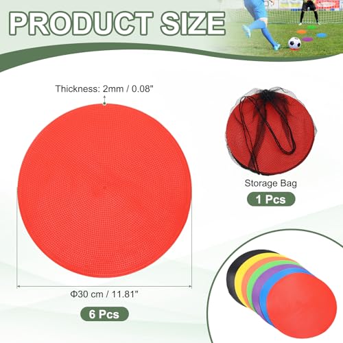 Spot Markers, Poly Spot Marker for Agility Training Floor Dots Non Slip Flat Field Cones for Soccer/Speed Training