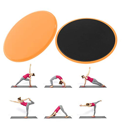 Fitness Sliding Discs, Core Slider Workout Equipment, Low - Impact Sliding Disks for Home Gym, Smooth Slide Mat for Abs, Strength and Stability Training
