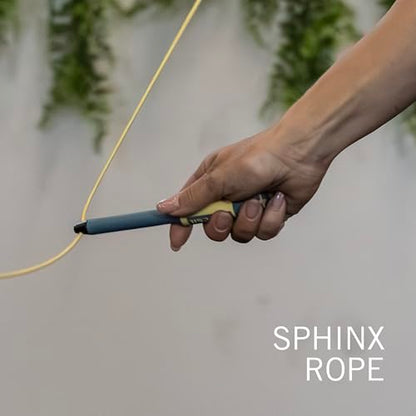 PICSIL - Sphinx Rope | 360° Spin Jump Rope | Dual Bearing System | Fast & Lightweight for Fitness, Cross Training Boxing | Adjustable Cable| Double Rolling |