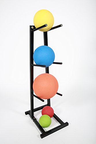 Ader Fitness Mini Medicine Ball Set - color: 5Balls + Rack