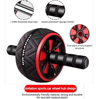Ab Roller Wheel and Knee Mat, Abs Workout Equipment for Abdominal & Core Strength Training, Home Gym Fitness Exercise Wheels for Women Men, Abdominal Wheel