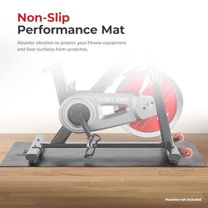 Sunny Health & Fitness Equipment Mat – Multiple Size Options – Non-Slip Floor Protection Pad for Treadmill, Bike, Elliptical, Yoga or Standing Desk and other Exercise Equipment