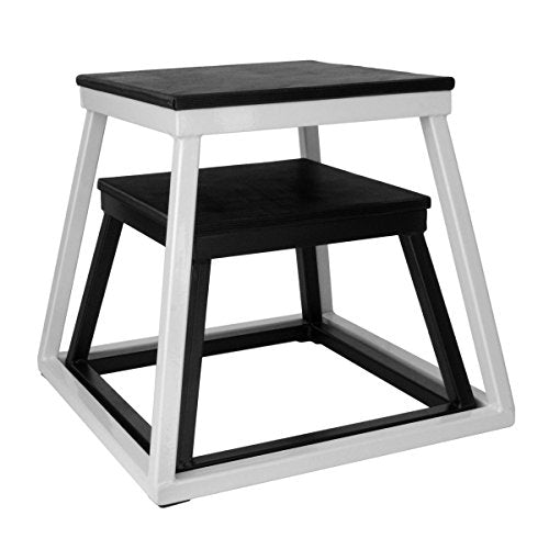 Ader 12", 18" Plyo Boxes - color: Black + White