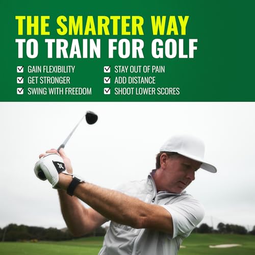GolfForever Swing Trainer – Golf Fitness & Training System for Strength, Flexibility & Swing Power – Includes Membership & Premium Training Bar for Golf-Specific Workouts - size: 12-Month Membership