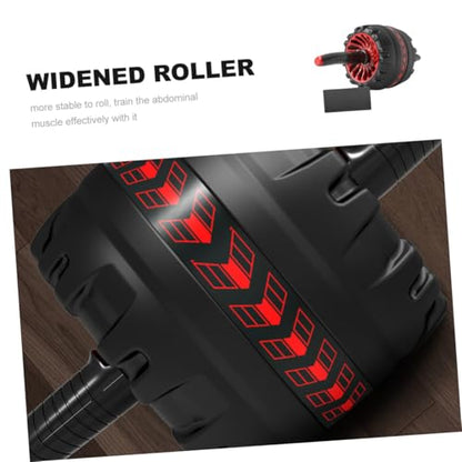 Automatic Rebound Abdominal Exercise Roller with Knee Pad Anti-Skid Steel and Rubber Ab Wheel for Home Fitness Suitable for Fitness Levels