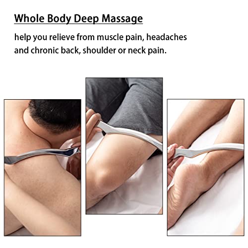 Gua Sha Scraping Massage Tool, IASTM Tool for Large Muscles, Soft Tissue Mobilization, 13.5 Inch Long - style: Classic Style