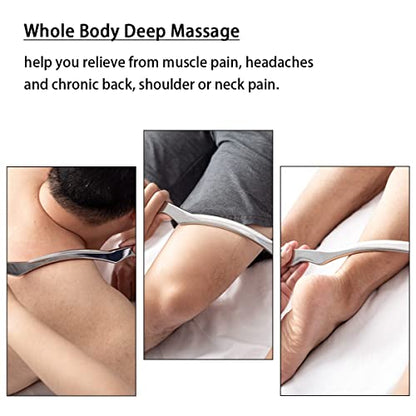 Gua Sha Scraping Massage Tool, IASTM Tool for Large Muscles, Soft Tissue Mobilization, 13.5 Inch Long - style: Classic Style