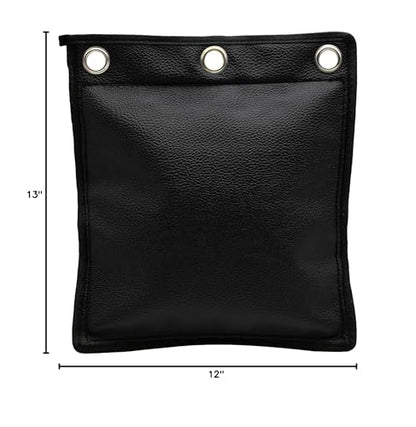 Wing Chun Kung Fu Wall Bag Canvas Leather Kick Boxing Striking Punch Bag Martial Arts Boxing Training Equipment - color: BLACK