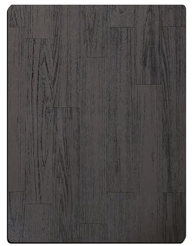 Rhino Mat Wood Grain Fitness Equipment Mat Made in USA - color: Walnut, size: 24"x48"