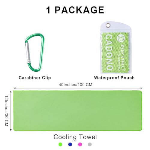 4 Pack Cooling Towel (40"x12"), Soft Breathable Chilly Towel, Ice Towel - color: Black/Grey/Deep Grey/Brown