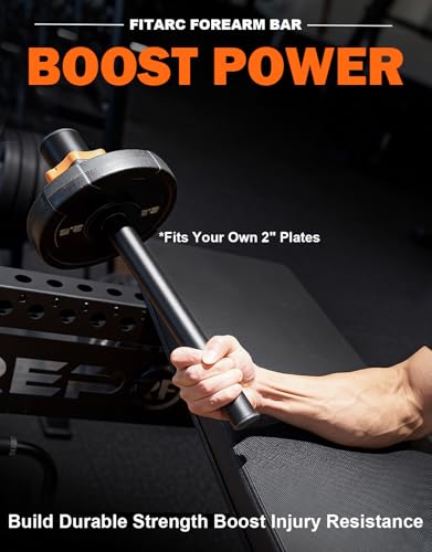 Forearm and Wrist Trainer 1 in Forearm Bar + Forearm Rotator