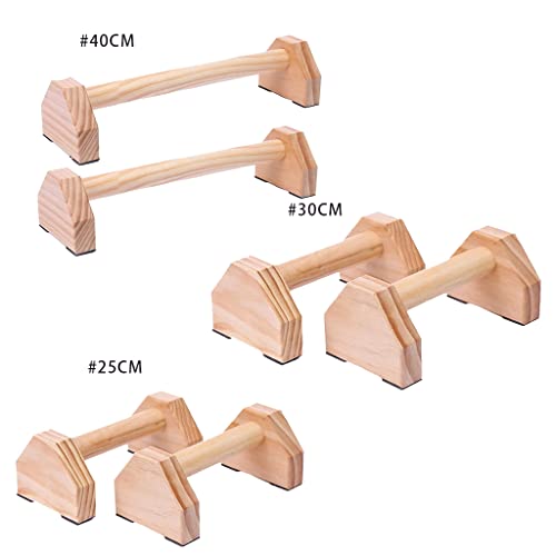 Up, Thick Wooden Grip, Slip-Resistant Push Handles Perfect for Floor, Strength Training Equipment At Home Push Handles Stands for Floor Women Men Exercise Fitness Wooden