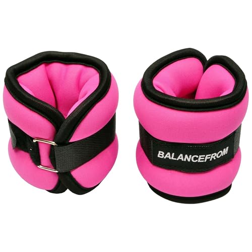 Fitvids Fully Adjustable Ankle Wrist Arm Leg Weights, 1-20LBS, Multiple Options