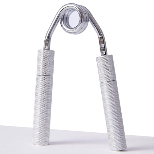 Hand Gripper Strengthener, 40–160 lbs Adjustable Resistance, All-Metal Grip Trainer with Carbon Steel Spring and Aluminum Handles
